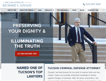 Tablet Screenshot of lougeelawoffice.com
